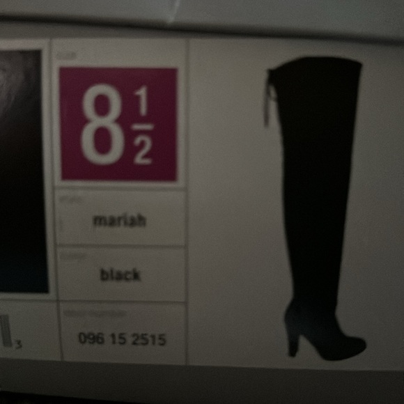 NIB Mossimo knee high suede high heel boot - Picture 9 of 9